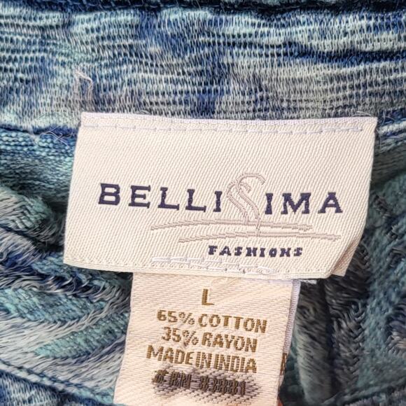 Vintage Bellissima Blazer Jacket Womens L Blue Floral Rayon Embroidered Coat - Picture 5 of 7